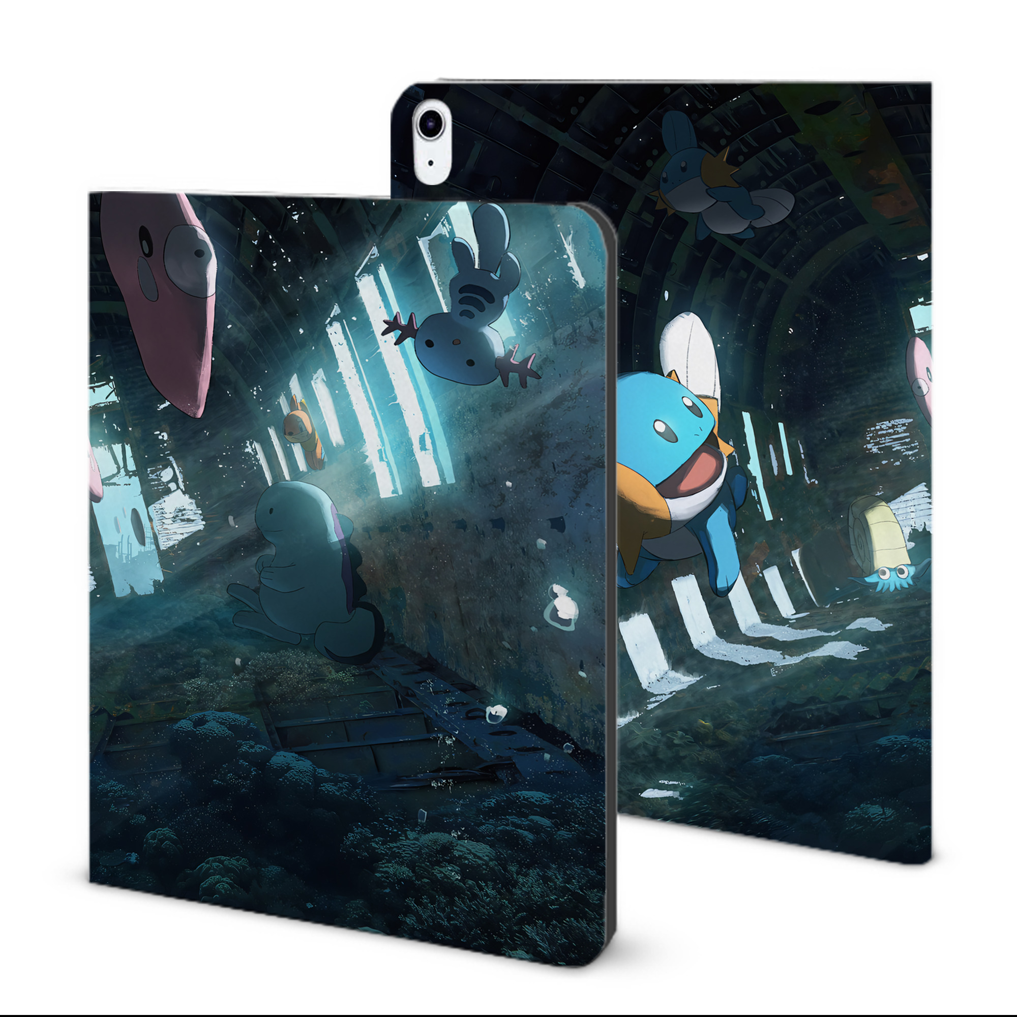 （画像用） ポケットモンスター Pokémon IPad ケース ブック型 PUレザー TPU 耐衝撃 軽量 薄型 ペン収納なし 全面保護 IPad 各モデル対応